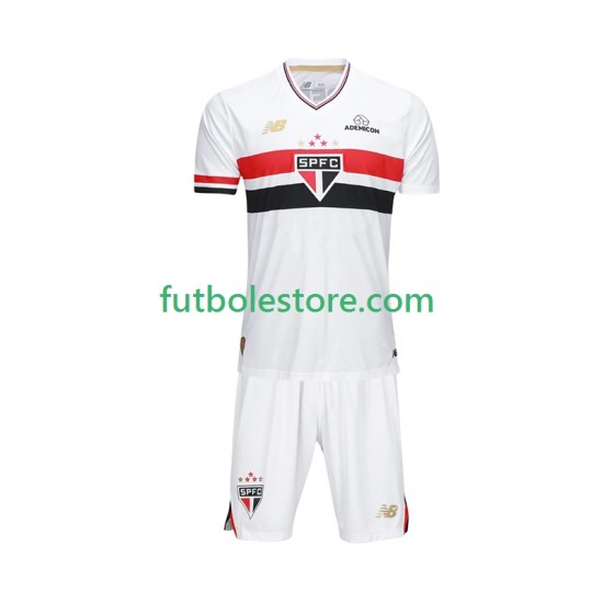 Primera Equipación del Sao Paulo 2025-2026 Manga Corta para Niño (Camiseta y pantalón) Primera Equipación del Sao Paulo 2025-2026 Manga Corta para Niño (Camiseta y pantalón)