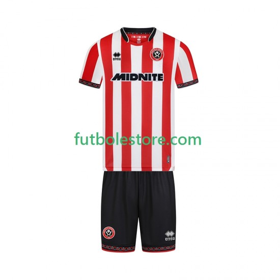 Primera Equipación del Sheffield United 2025-2026 Manga Corta para Niño (Camiseta y pantalón) Primera Equipación del Sheffield United 2025-2026 Manga Corta para Niño (Camiseta y pantalón)