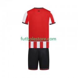 Primera Equipación del Sheffield United 2025-2026 Manga Corta para Niño (Camiseta y pantalón)