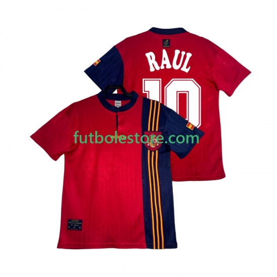 Primera Equipación del España RAUL 10 Retro 1996 Manga Corta para Hombre Primera Equipación del España RAUL 10 Retro 1996 Manga Corta para Hombre