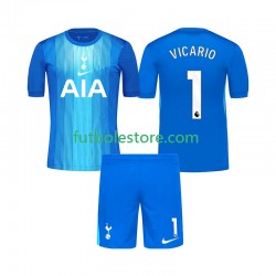 Segunda Equipación del Tottenham Hotspur Portero Guglielmo Vicario 1 2025-2026 Manga Corta para Niño (Camiseta y pantalón)