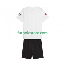 Primera Equipación del Valencia CF 2025-2026 Manga Corta para Niño (Camiseta y pantalón)