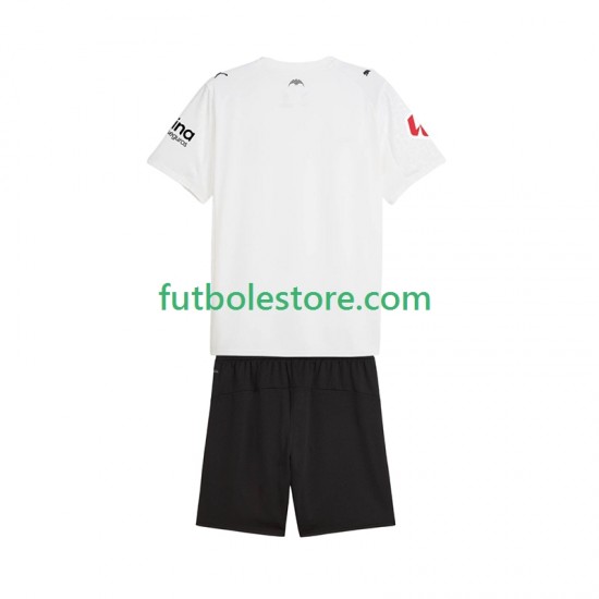 Primera Equipación del Valencia CF 2025-2026 Manga Corta para Niño (Camiseta y pantalón)