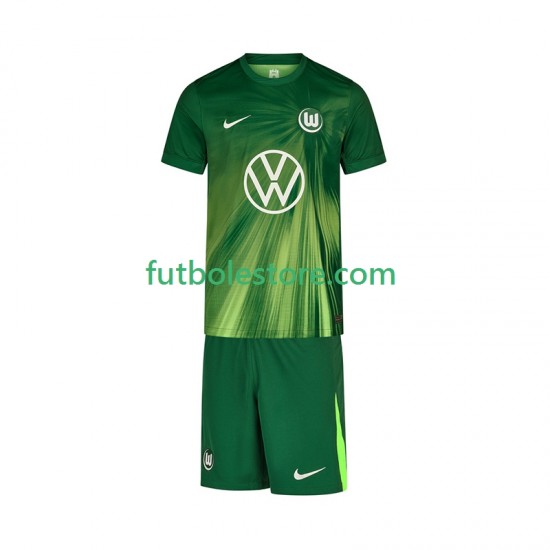 Primera Equipación del VfL Wolfsburg 2025-2026 Manga Corta para Niño (Camiseta y pantalón) Primera Equipación del VfL Wolfsburg 2025-2026 Manga Corta para Niño (Camiseta y pantalón)