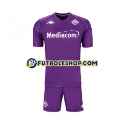 Primera Equipación del ACF Fiorentina 2024-2025 Rojo Manga Corta para Niño (Camiseta y pantalón)