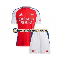 Primera Equipación del Arsenal 2024-2025 Rojo Manga Corta para Niño (Camiseta y pantalón)