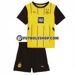 Primera Equipación del Borussia Dortmund 2024-2025 Manga Corta para Niño (Camiseta y pantalón)
