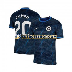Segunda Equipación del Chelsea Cole Palmer 20 2023-2024 Azul Manga Corta para Hombre