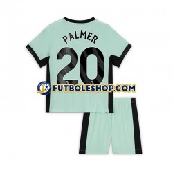 Tercera Equipación del Chelsea Cole Palmer 20 2023-2024 Manga Corta para Niño (Camiseta y pantalón)