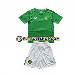 Primera Equipación del Irlanda 2024 Manga Corta para Niño (Camiseta y pantalón)