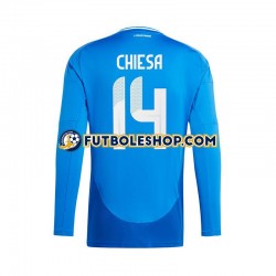 Primera Equipación del Italia Chiesa 14 Euro 2024 Azul ML para Hombre