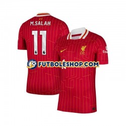 Primera Equipación del Liverpool Mohamed Salah 11 2024-2025 Rojo Manga Corta para Hombre