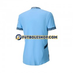 Primera Equipación del Manchester City 2024-2025 Azul Manga Corta para Hombre