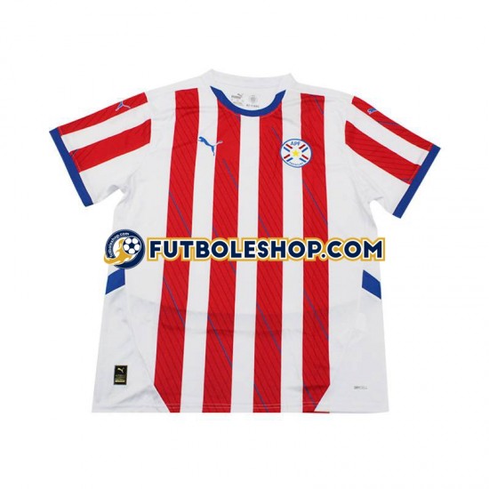 Primera Equipación del Paraguay 2024 Manga Corta para Hombre Primera Equipación del Paraguay 2024 Manga Corta para Hombre