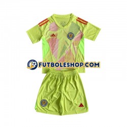 Primera Equipación del Escocia Portero Euro 2024 Manga Corta para Niño (Camiseta y pantalón)