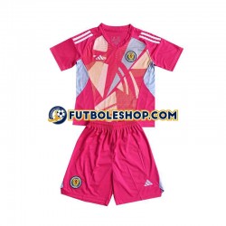 Tercera Equipación del Escocia Portero Euro 2024 Manga Corta para Niño (Camiseta y pantalón)