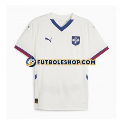 Segunda Equipación del Serbia 2024-2025 Manga Corta para Hombre