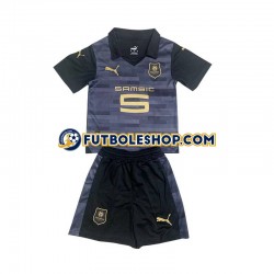 Tercera Equipación del Stade Rennais 2023-2024 Negro Manga Corta para Niño (Camiseta y pantalón) Tercera Equipación del Stade Rennais 2023-2024 Negro Manga Corta para Niño (Camiseta y pantalón)