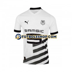 Segunda Equipación del Stade Rennais 2023-2024 Blanco Manga Corta para Hombre Segunda Equipación del Stade Rennais 2023-2024 Blanco Manga Corta para Hombre