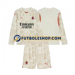 Tercera Equipación del AC Milan Portero 2024-2025 ML para Niño (Camiseta y pantalón)