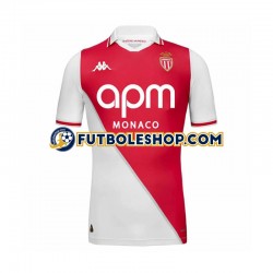 Primera Equipación del AS Monaco 2024-2025 Manga Corta para Hombre