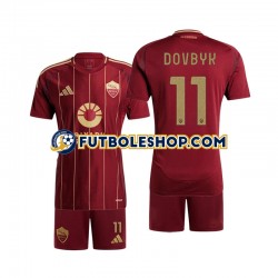Primera Equipación del AS Roma Artem Dovbyk 11 2024-2025 Manga Corta para Niño (Camiseta y pantalón)