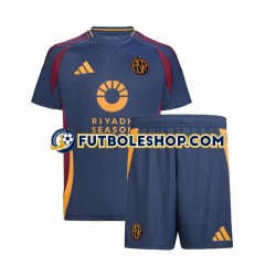 Tercera Equipación del AS Roma 2024-2025 Manga Corta para Niño (Camiseta y pantalón)