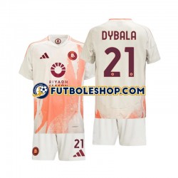 Segunda Equipación del AS Roma Paulo Dybala 21 2024-2025 Manga Corta para Niño (Camiseta y pantalón) Segunda Equipación del AS Roma Paulo Dybala 21 2024-2025 Manga Corta para Niño (Camiseta y pantalón)