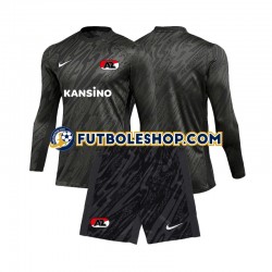 Segunda Equipación del AZ Alkmaar Portero 2024-2025 ML para Niño (Camiseta y pantalón)