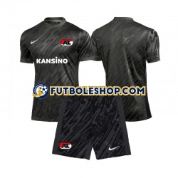 Segunda Equipación del AZ Alkmaar Portero 2024-2025 Manga Corta para Niño (Camiseta y pantalón)