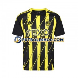 Segunda Equipación del Aberdeen 2024-2025 Manga Corta para Hombre