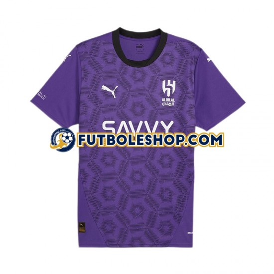 Tercera Equipación del Al Hilal 2024-2025 Manga Corta para Hombre Tercera Equipación del Al Hilal 2024-2025 Manga Corta para Hombre