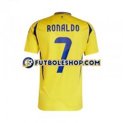 Primera Equipación del Al Nassr Cristiano Ronaldo 7 2024-2025 Manga Corta para Hombre