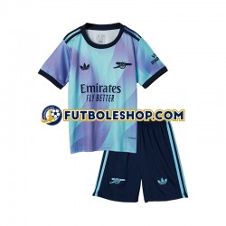 Tercera Equipación del Arsenal 2024-2025 Manga Corta para Niño (Camiseta y pantalón)