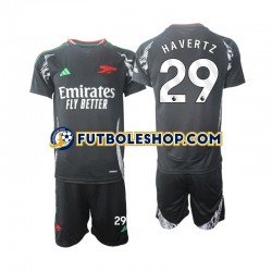 Segunda Equipación del Arsenal Havertz 29 2024-2025 Manga Corta para Niño (Camiseta y pantalón)