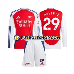 Primera Equipación del Arsenal Kai Havertz 29 2024-2025 ML para Niño (Camiseta y pantalón)