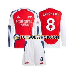 Primera Equipación del Arsenal Martin Odegaard 8 2024-2025 ML para Niño (Camiseta y pantalón)