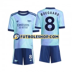 Tercera Equipación del Arsenal Odegaard 8 2024-2025 Manga Corta para Niño (Camiseta y pantalón)