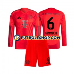 Primera Equipación del Bayern de Múnich Joshua Kimmich 6 2024-2025 ML para Niño (Camiseta y pantalón)