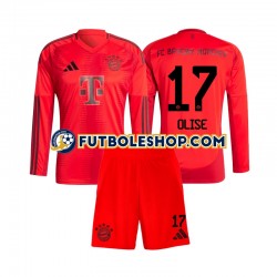 Primera Equipación del Bayern de Múnich Michael Olise 17 2024-2025 ML para Niño (Camiseta y pantalón)