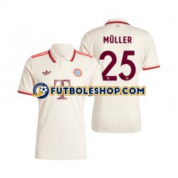 Tercera Equipación del Bayern de Múnich Muller 25 2024-2025 Manga Corta para Hombre