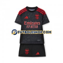 Segunda Equipación del Benfica 2024-2025 Manga Corta para Niño (Camiseta y pantalón)