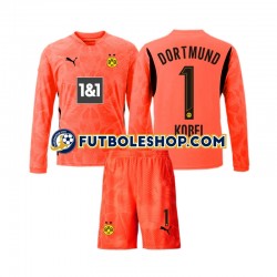 Tercera Equipación del Borussia Dortmund Portero Gregor Kobel 1 2024-2025 ML para Niño (Camiseta y pantalón)