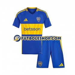 Primera Equipación del CA Boca Juniors 2024-2025 Manga Corta para Niño (Camiseta y pantalón)