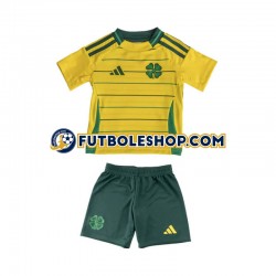 Segunda Equipación del Celtic 2024-2025 Manga Corta para Niño (Camiseta y pantalón)