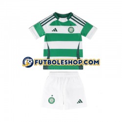 Primera Equipación del Celtic 2024-2025 Manga Corta para Niño (Camiseta y pantalón)
