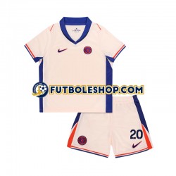 Segunda Equipación del Chelsea Cole Palmer 20 2024-2025 Manga Corta para Niño (Camiseta y pantalón)