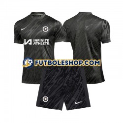 Segunda Equipación del Chelsea Portero 2024-2025 Manga Corta para Niño (Camiseta y pantalón)