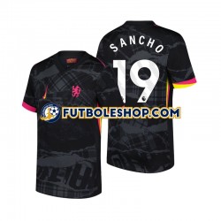 Tercera Equipación del Chelsea Jadon Sancho 19 2024-2025 Manga Corta para Hombre
