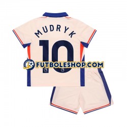 Segunda Equipación del Chelsea Mychajlo Mudryk 10 2024-2025 Manga Corta para Niño (Camiseta y pantalón)